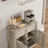TackView Sideboard Buffet Cabinet with Drawers & Doors, Large Coffee Cabinet with Storage, Modern Storage Buffet Table for Home - 4 of 4