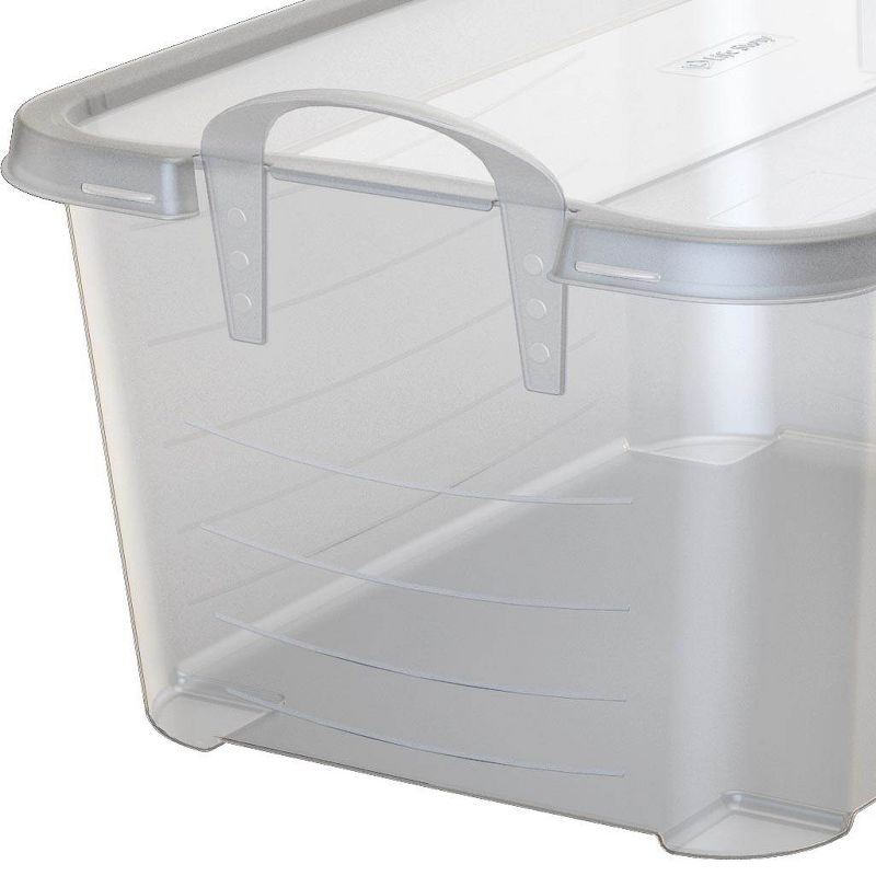 Life Story Multi-Purpose 55 Quart Stackable Storage Container with Secure Snapping Lids for Home Organization, 4 of 8