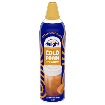 International Delight Cold Foam Caramel Macchiato Coffee Creamer - 14fl oz