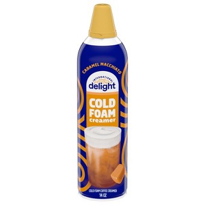 International Delight Cold Foam Caramel Macchiato Coffee Creamer - 14oz - 1 of 4