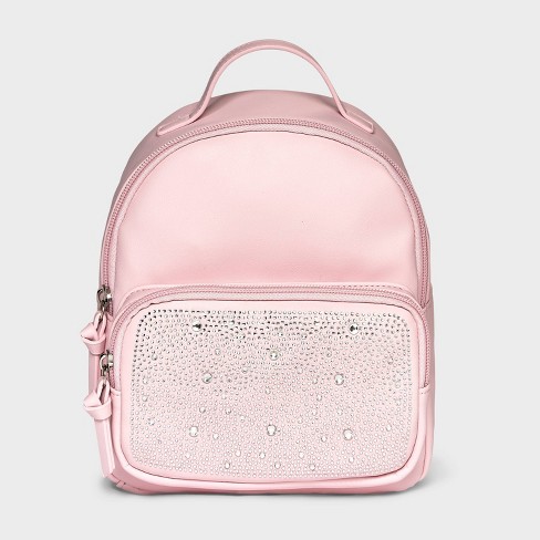 Girls' Rhinestone 8.75 Mini Backpack - art class™ Pink