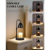 FAAYFIAN Adjustable Candle Warmer Lamp with Timer,Wood Base Metal Shade,Birthday Gifts for Women Mom - 3 of 4
