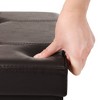 SONGMICS Storage Ottoman Bench Leather Ottoman with Storage - image 4 of 4