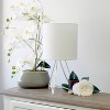 Down To The Wire Table Lamp with Fabric Shade White - Simple Designs - image 4 of 4