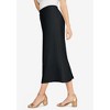 Jessica London Women's Plus Size Tummy Control Bi-Stretch Midi Skirt - 4 of 4