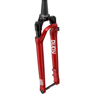 RockShox RUDY Ultimate XPLR Race Day 2 Suspension Fork - 700c, 30 mm, 12 x 100 mm, 51 mm Offset, Electric Red, A2 - 1 of 1
