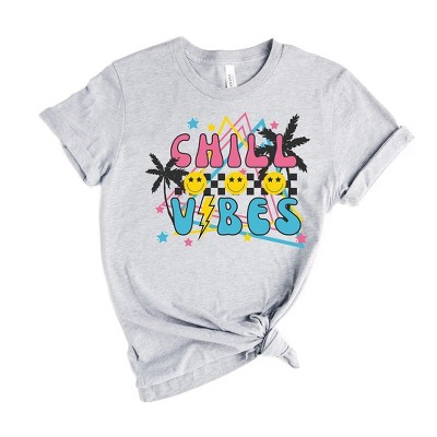 Simply Sage Market Women's Checkered Chill Vibes Short Sleeve Graphic Tee