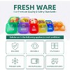 14-PC 21-Day Portion Control Container Kit with Guide, BPA Free for Weight Loss - 3 of 4