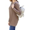 Women's Luxe Long Sleeve Top With Pockets - Basic Bae - 4 of 4