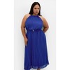 Women's Plus Size Ruby Midi Dress - lapis | CITY CHIC - 3 of 4