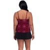 Trimshaper Women's Ronnie Two Tier Ruffle Tankini Swimsuit Top - 3 of 3