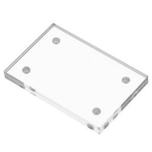 Unique Bargains Home Office Double-Sided Magnetic Acrylic Picture Frame - 1 of 4