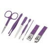Unique Bargains Stainless Steel Manicure Nail Clippers Pedicure Care Tools 7 in 1 Set - 3 of 4