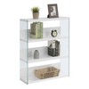 40.25" SoHo 4 Tier Wide Bookcase - Breighton Home - 3 of 4
