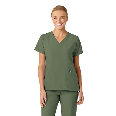 Wink W123 Women's Stylized V-Neck Scrub Top