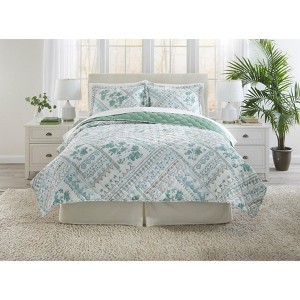 BrylaneHome BH Studio Reversible Quilt - 1 of 4