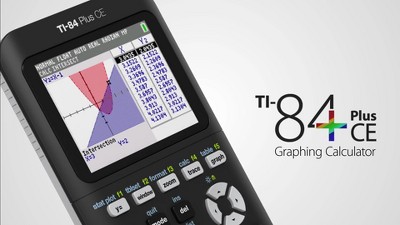 Texas Instruments Calcolatrice Grafica 84PLCE/TBL/2E5/A TI-84 Plus CE-T,  Nero : : Cancelleria e prodotti per ufficio