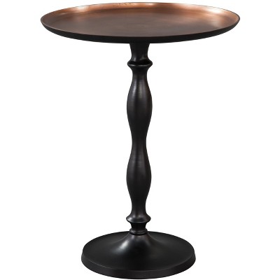 copper side table target