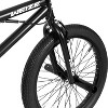 WEIZE Freestyle BMX Bike 20 Inch Black Trick Bicycle for Kids Teen and Adults, Hi-Ten Carbon Steel Frame Bikes Ideal for Beginner to Advanced Riders - 4 of 4