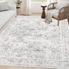Vintage Washable Rug – Non-Slip, Non-Shedding, Low Pile Floral Carpet for Living Room & Bedroom - 2 of 4