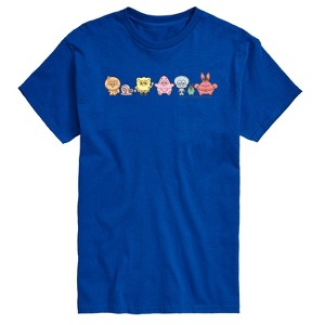 Men's - Spongebob Squarepants - Adorabob Lineup Short Sleeve Graphic T-Shirt - 1 of 4