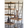 Iron & Wood Adjustable Display Shelving Unit 64"H – Industrial Multi-Shelf Storage by Kalalou - 2 of 3