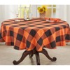 Saro Lifestyle Saro Lifestyle Dining Tablecloth With Buffalo Plaid Design - 4 of 4