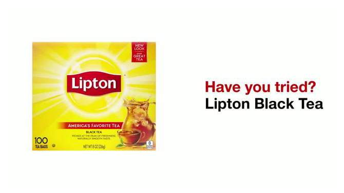 Lipton Black Tea Bags - 100ct, 2 of 9, play video