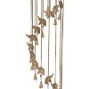 36" Eclectic Elephant Windchime Brass/Blue/Orange - Olivia & May - 3 of 3