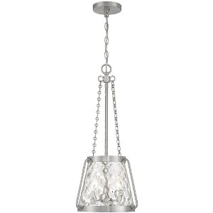 Savoy House Crawford 3 - Light Pendant in  Satin Nickel - 1 of 4