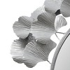 Yinvani 30.5" Gingko Leaf Round Wall Mirror - 3 of 4