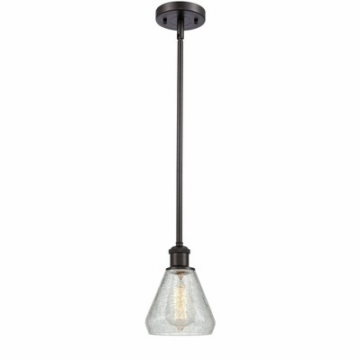 Conesus - 1 Light Mini Pendant In Industrial Style-10 Inches Tall and 6 Inches Wide