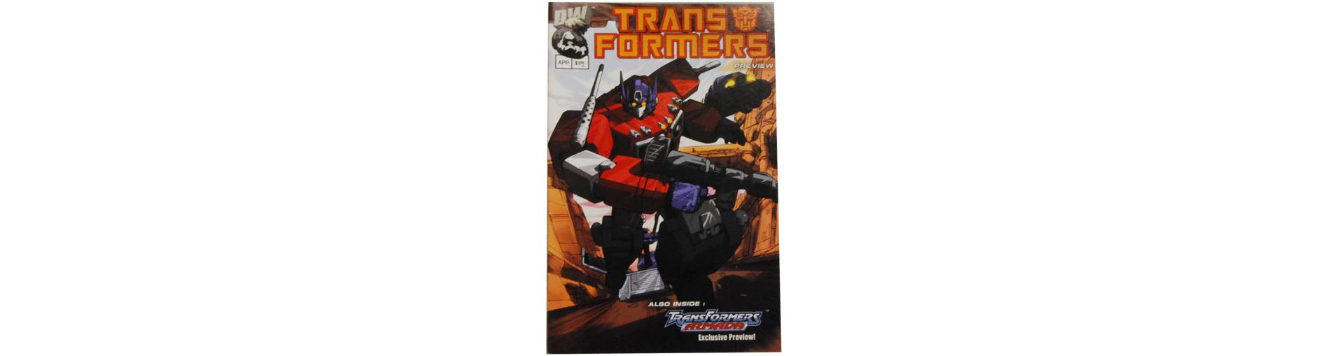 Transformers Generation 1, Preview 1, Print 1 Comic
