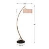 Uttermost Vardar Curved Brass Floor Lamp - 4 of 4