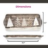 Pimpernel Christmas Trays, Set of 2 - Rectangular Melamine Serving Trays with Holiday Design, Decorative Kitchen & Dining Platter - 4 of 4