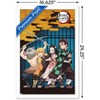 Trends International Demon Slayer - Group Art Framed Wall Poster Prints - 3 of 4