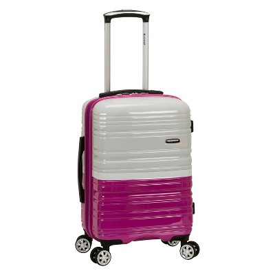 Rockland Melbourne Expandable Hardside Carry On Spinner Suitcase