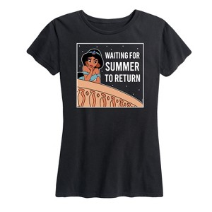 Women's - Disney Princess - Waiting For Summer Short Sleeve Graphic T-Shirt - 1 of 4