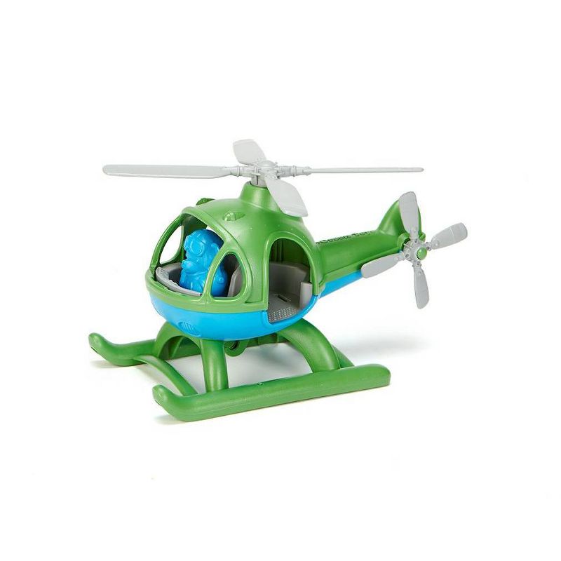 Green Toys Helicopter - Green/Blue, 1 of 8