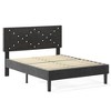 Sapphtopaz Platform Bed Frame with Upholstered Headboard Wood Platform Bed with Slats Support for Bedroom, No Box Spring Needed - 4 of 4