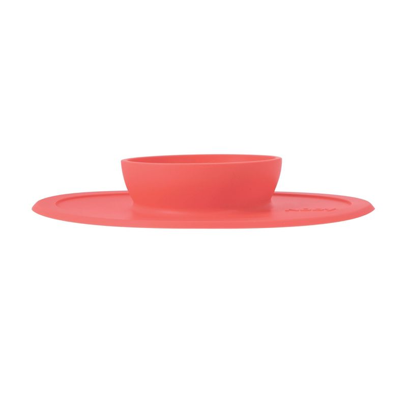 Nuby Silicone Suction Bowl - Coral, 3 of 4