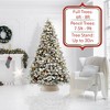 Casafield Water Hyacinth Christmas Tree Collar, Woven Tree Base Cover with Cord Cut Out - 2 of 4