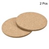 Unique Bargains Durable Soft to the Touch Cork Temperature Resistant Coasters - 3 of 4
