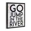 Stupell Industries Jump in the River Motivational Lake House Phrase, 25" x 31" - 3 of 4