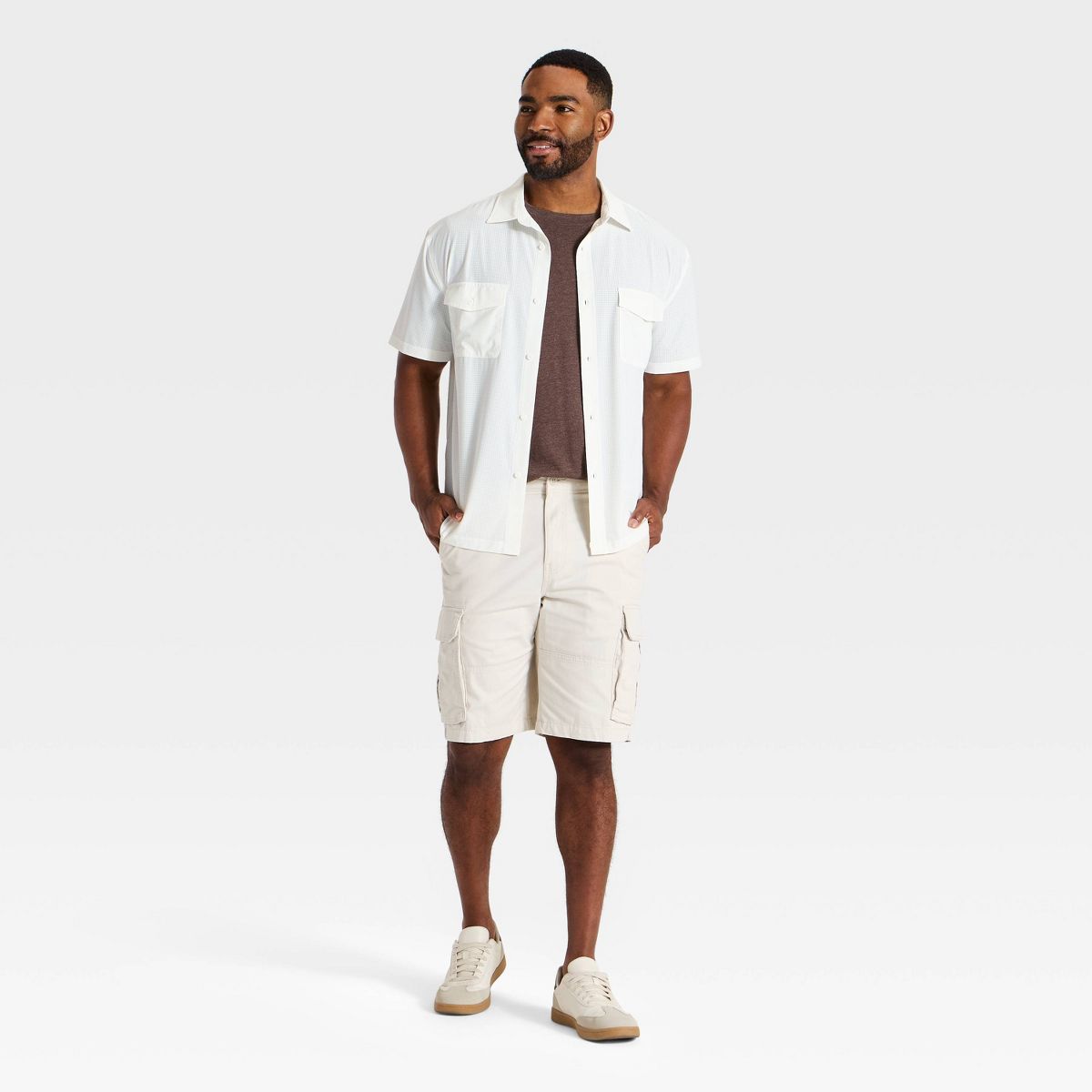 Men's Short Sleeve Trekker Button-Up Shirt - Goodfellow & Co™ - thumbnail 9