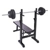 Naysaye Exercise Trainers Adjustable Folding Multifunctional Workout Station with Squat Rack for Home Gym Use, Black, 46.6"*22"*41.7" - 4 of 4