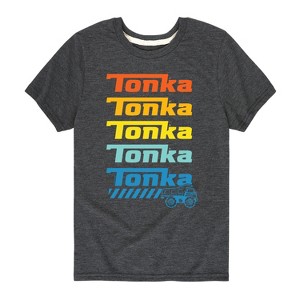 Boys' - Tonka - Rainbow Logo Stacked Short Sleeve Graphic T-Shirt - 1 of 4