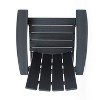GDFStudio Panagiota Outdoor Resin Deep Seating Adirondack Chair - 4 of 4