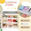 Kids Bookshelf Toy Storage Organizer 14-Cubie Multifunctional Cabinet w/20LB Capacity Nursery Organizer - 3 of 4
