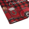 Unique Bargains Christmas Place Mats Flax Black Red Green 11.8"x17.7" 2 Pcs - 4 of 4